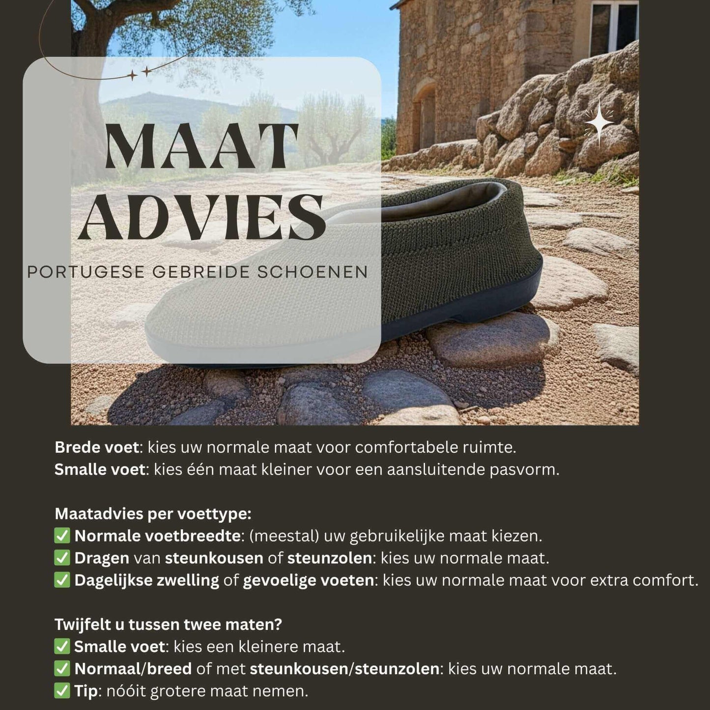 Euroconforto Portugese schoenen – maatadvies en pasvorm gids
