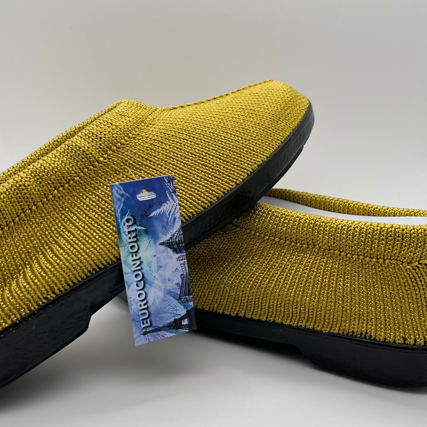 Euroconforto Portugese schoen olive gold – gedragen buitenshuis