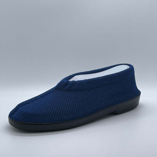 Euroconforto Portugese schoen blauw kobalt – vooraanzicht