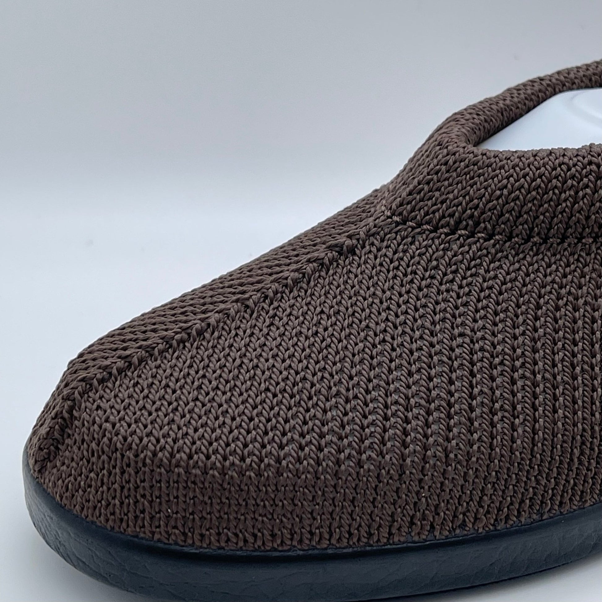 Euroconforto Portugese schoen bruin kastanje – detail bovenzijde