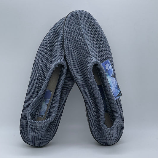 Euroconforto Portugese schoen grijs silver – zijaanzicht
