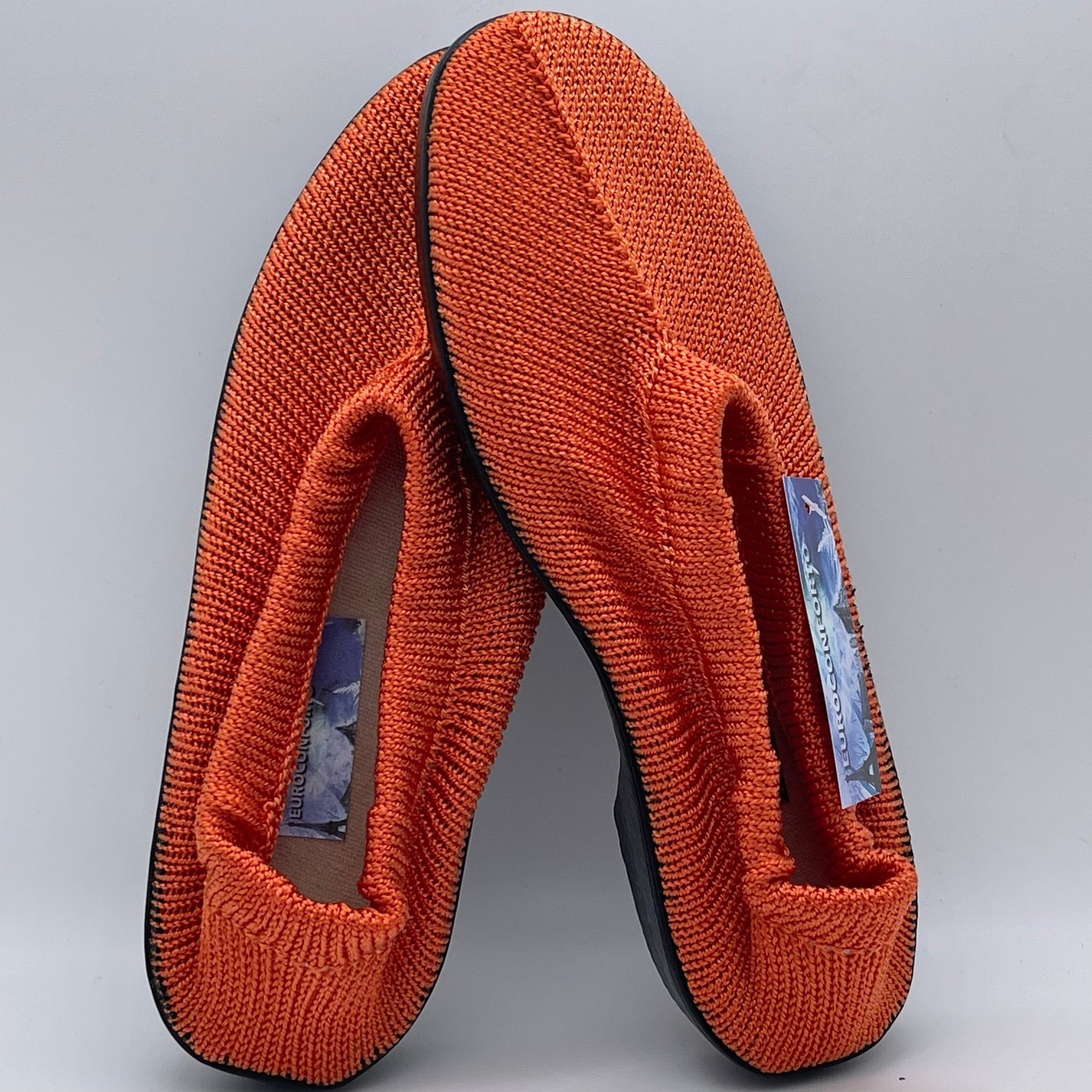 Euroconforto Portugese schoen oranje – zijaanzicht
