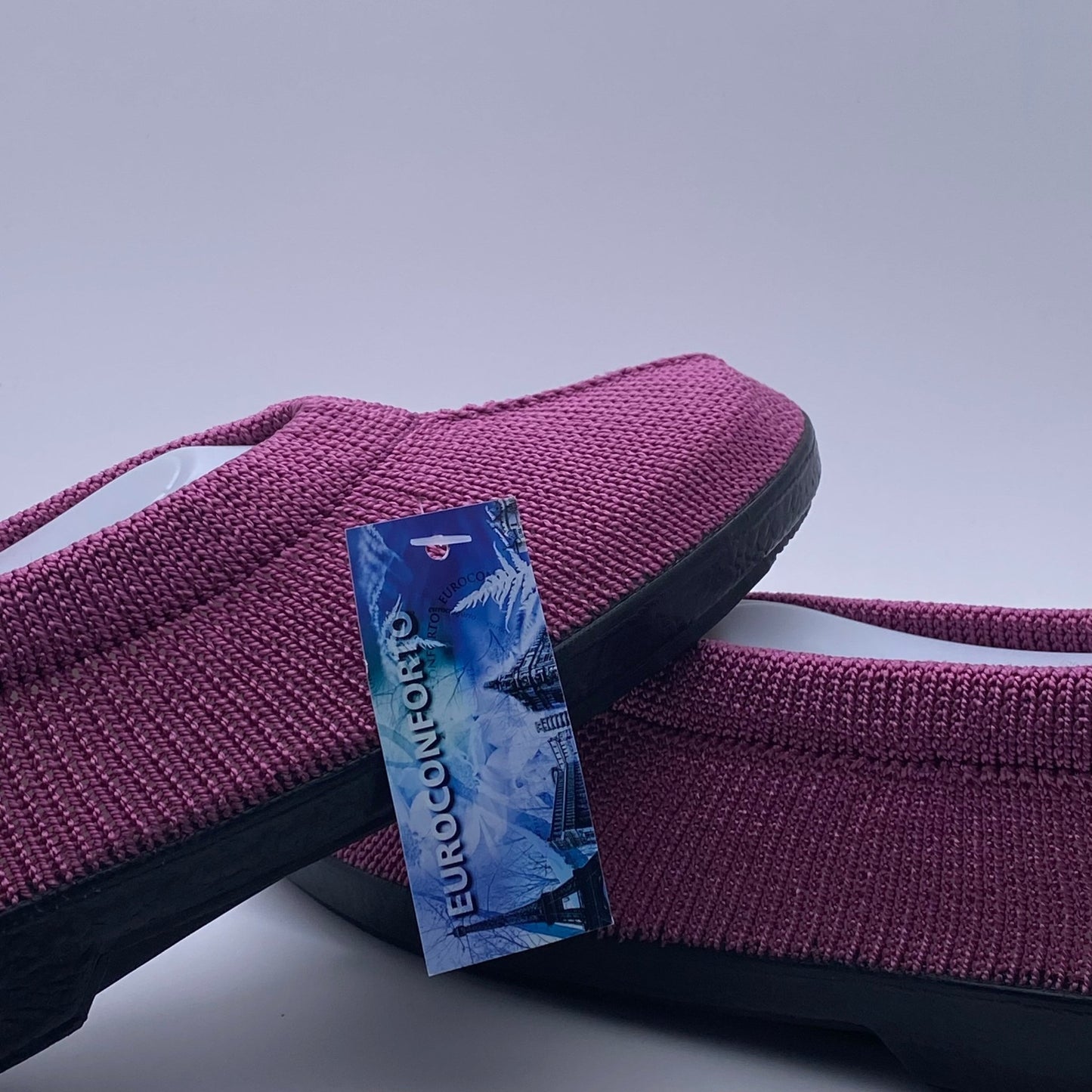Euroconforto Portugese schoen pink fuchsia – gedragen buitenshuis