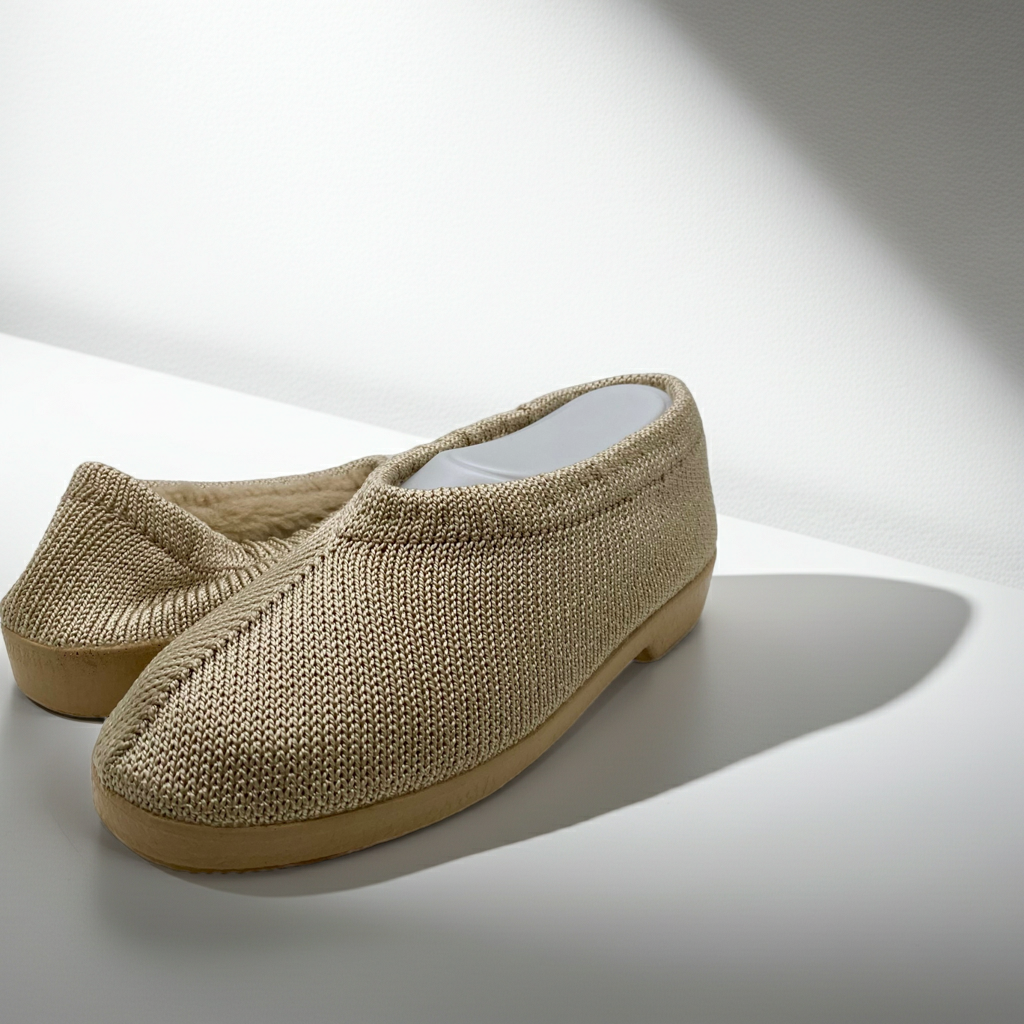 Euroconforto gevoerde Portugese schoen beige – maatschema